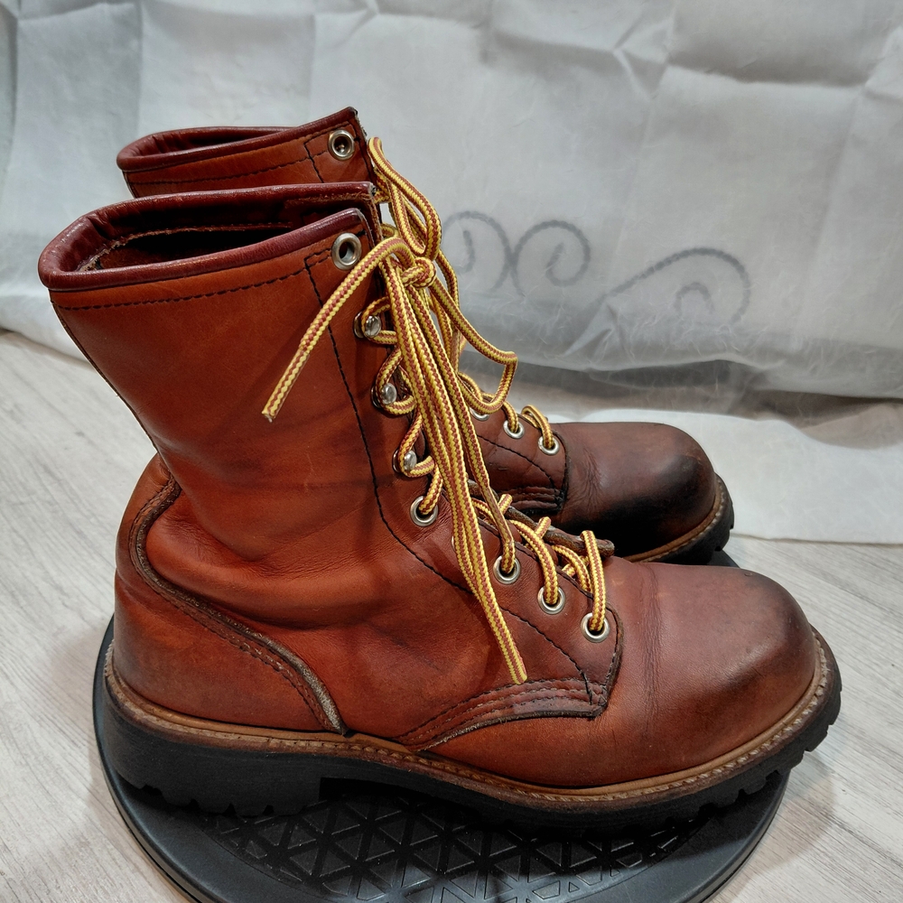 Vintage Womens Red Wing Irish Setter Classic Work / Hunting Boots SIZE 6.5C Wide - Picture 2 of 15